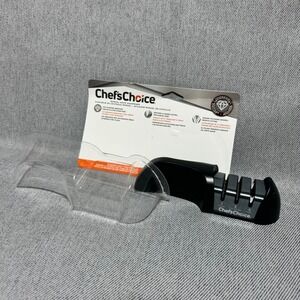 Chef'sChoice Manual Knife Sharpener Black 3-Stage Diamond Hone‎ 4360